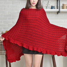 Load image into Gallery viewer, Tricot wave striped cloak
