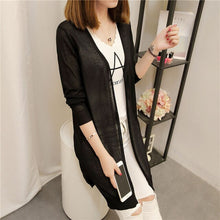 Load image into Gallery viewer, Long knitted cardigan