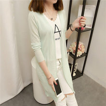 Load image into Gallery viewer, Long knitted cardigan