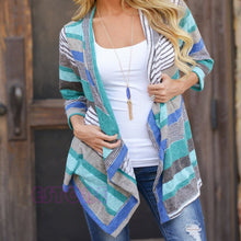 Load image into Gallery viewer, Striped Outwear Cardigan