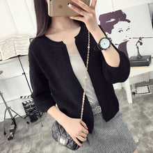 Load image into Gallery viewer, Solid color cardigan