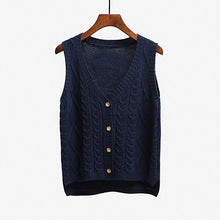 Load image into Gallery viewer, Sleeveless knit vest for women