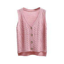 Load image into Gallery viewer, Sleeveless knit vest for women