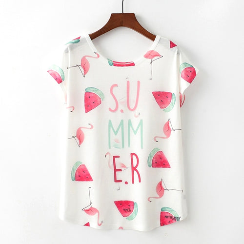 Watermelon Print T-shirt