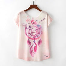 Load image into Gallery viewer, Cat Print T-shirt