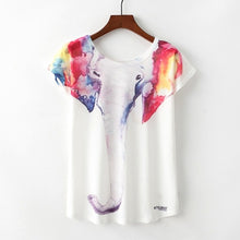 Load image into Gallery viewer, Cat Print T-shirt