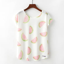 Load image into Gallery viewer, Watermelon Print T-shirt