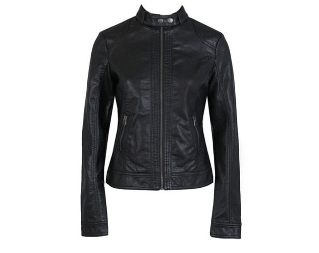 European fashion leather jacket