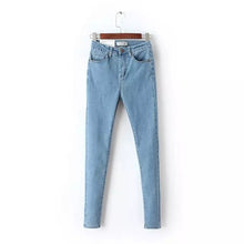 Load image into Gallery viewer, American style high waist elastic skinny pencil pants