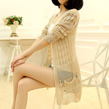 Load image into Gallery viewer, Long sleeve knitted cardigan