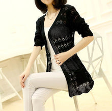Load image into Gallery viewer, Long sleeve knitted cardigan