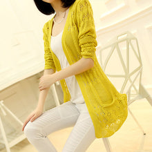 Load image into Gallery viewer, Long sleeve knitted cardigan