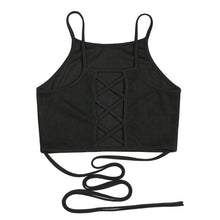 Load image into Gallery viewer, Tops Blusa Women Sleeveless Sexy Bandage T Shirt