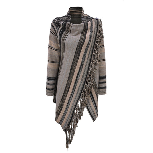 Spring and autumn fashion pullover pull cape