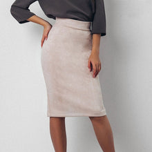 Load image into Gallery viewer, Knee length pencil skirt
