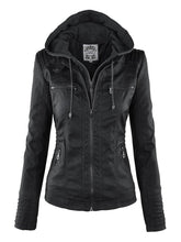 Load image into Gallery viewer, Gothic Faux Leather Jacket
