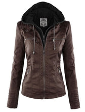 Load image into Gallery viewer, Gothic Faux Leather Jacket