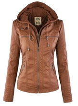Load image into Gallery viewer, Gothic Faux Leather Jacket