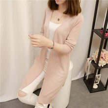 Load image into Gallery viewer, Long knitted cardigan
