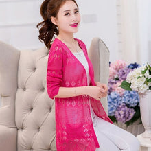 Load image into Gallery viewer, Long loose knit cardigan