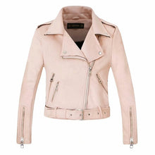 Load image into Gallery viewer, Arrial Women's Autumn Winter Suede Faux LEATHER JACKET