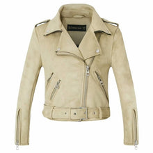 Load image into Gallery viewer, Arrial Women's Autumn Winter Suede Faux LEATHER JACKET