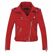Load image into Gallery viewer, Arrial Women's Autumn Winter Suede Faux LEATHER JACKET