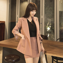 Load image into Gallery viewer, Mini skirt female suit