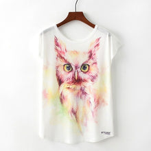 Load image into Gallery viewer, Love Heart Cat Print T-Shirt