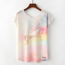 Load image into Gallery viewer, Love Heart Cat Print T-Shirt