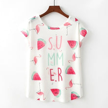 Load image into Gallery viewer, Love Heart Cat Print T-Shirt