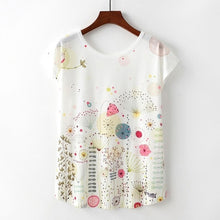 Load image into Gallery viewer, Love Heart Cat Print T-Shirt
