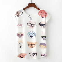 Load image into Gallery viewer, Love Heart Cat Print T-Shirt