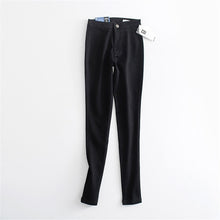 Load image into Gallery viewer, High waist elastic skinny pencil pants