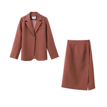 Load image into Gallery viewer, Autumn loose women skirt suit