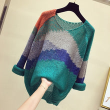 Load image into Gallery viewer, Long sleeve loose oversized sweater