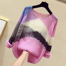 Load image into Gallery viewer, Long sleeve loose oversized sweater