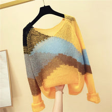Load image into Gallery viewer, Long sleeve loose oversized sweater