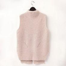 Load image into Gallery viewer, High neck knitted vest