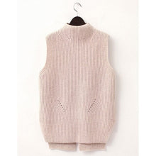 Load image into Gallery viewer, High neck knitted vest