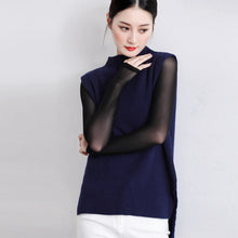 Load image into Gallery viewer, High neck knitted vest