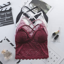 Load image into Gallery viewer, Lace Tube Tops Soft Bra
