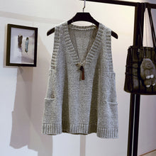 Load image into Gallery viewer, V neck casual vest