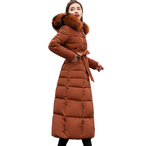 Cotton padded slim women winter jacket