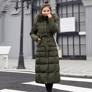 Cotton padded slim women winter jacket