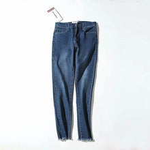 Load image into Gallery viewer, Spring high waist elastic skinny pencil pants