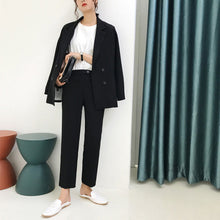 Load image into Gallery viewer, Light green notched blazer jacket