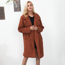Load image into Gallery viewer, Winter Spring Thick Warm Fluffy Long Fur Coat