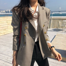 Load image into Gallery viewer, Notched lapel women suit jacket