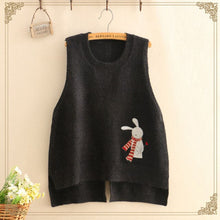 Load image into Gallery viewer, Embroidery knitted sweater vest